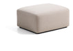 Kave Home Poef Blok Chenille, 90 x 74cm - Beige