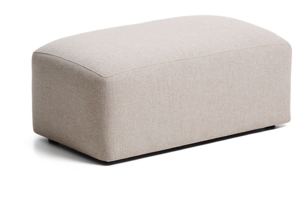 Kave Home Poef Blok Chenille, 60 x 104cm - Taupe