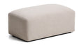 Kave Home Poef Blok Chenille, 60 x 104cm - Taupe