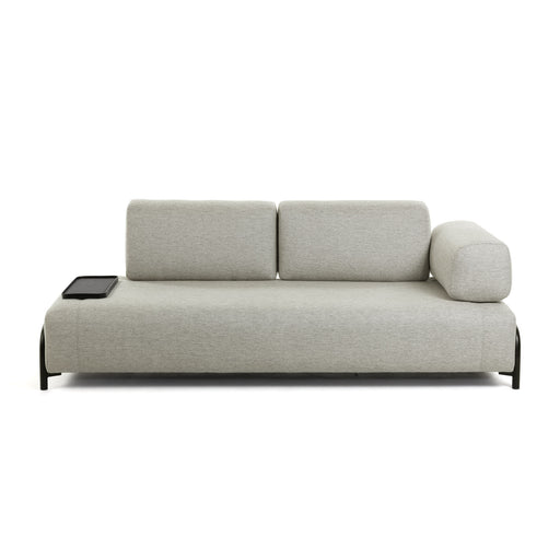 Kave Home 3-zits Bank Compo Met Blad - Beige - Japandi