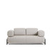 Kave Home 2-zits Bank Compo Met armleuning - Beige