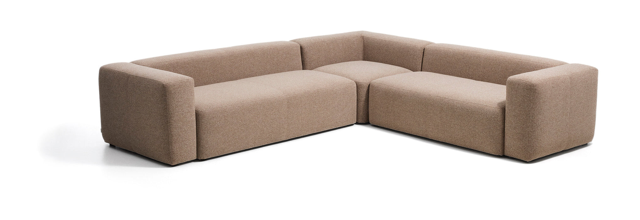 Kave Home 5-zits Hoekbank Blok 320cm, Chenille - Taupe