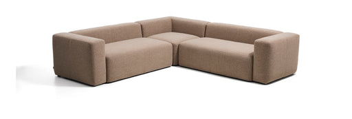 Kave Home 4-zits Hoekbank Blok 290cm, Chenille - Taupe