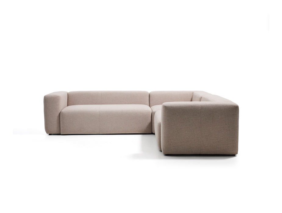 Kave Home 4-zits Hoekbank Blok 290cm, Chenille - Beige