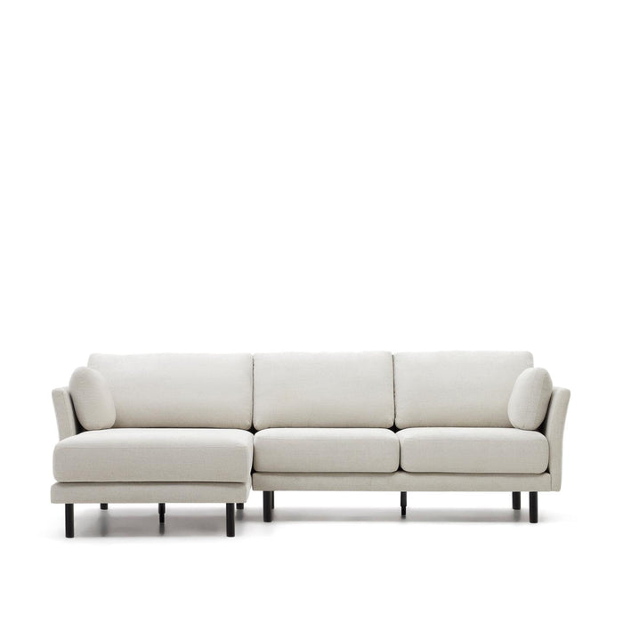 Kave Home Loungebank Gilma Links/Rechts, Chenille - Beige - ThatLyfeStyle