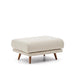 Kave Home Hocker Karin - Beige/Walnoot