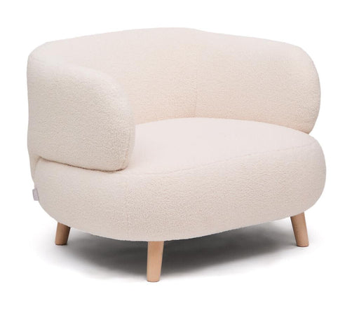 Kave Home Fauteuil Luisa Bouclé - Ecru