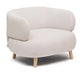 Kave Home Fauteuil Luisa Chenille - Pearl