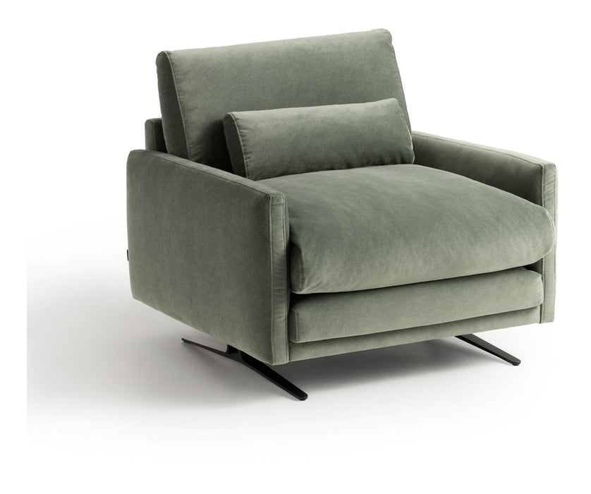Kave Home Fauteuil Veliro Velvet - Groen