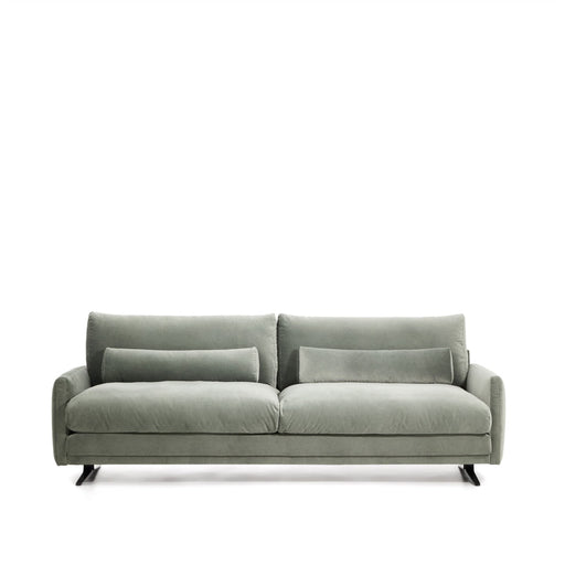 Kave Home 3-zits Bank Veliro Velvet - Groen - ThatLyfeStyle