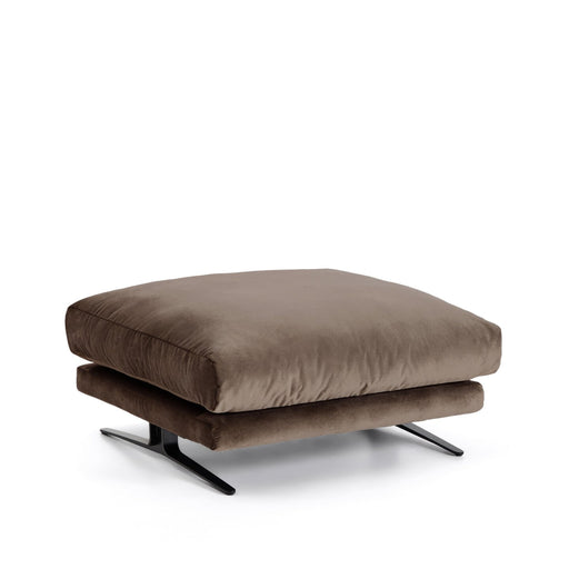 Kave Home Hocker Veliro Velvet - Chocoladebruin