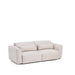Kave Home Verstelbare 3-zits Bank Lares Chenille, 240cm - Beige