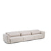 Kave Home Verstelbare 6-zits Bank Lares Chenille, 410cm - Beige