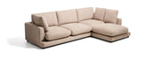 Kave Home Hoekbank Gala Rechts, 300cm, Bouclé - Beige