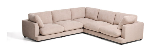 Kave Home Hoekbank Gala 300cm, Bouclé - Beige