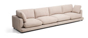 Kave Home 6-zits Bank Gala 390cm, Bouclé - Beige