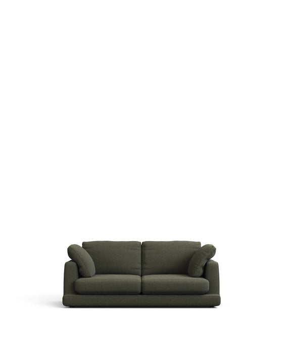 Kave Home 3-zits Bank Gala 210cm, Chenille - Donkergroen