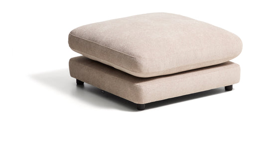 Kave Home Poef Gala Bouclé, 90 x 90cm - Beige