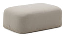 Kave Home Hocker Martina Chenille 123 x 85 cm - Steengrijs
