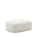 Kave Home Hocker Martina Structuurstof, 123 x 85cm - Wit