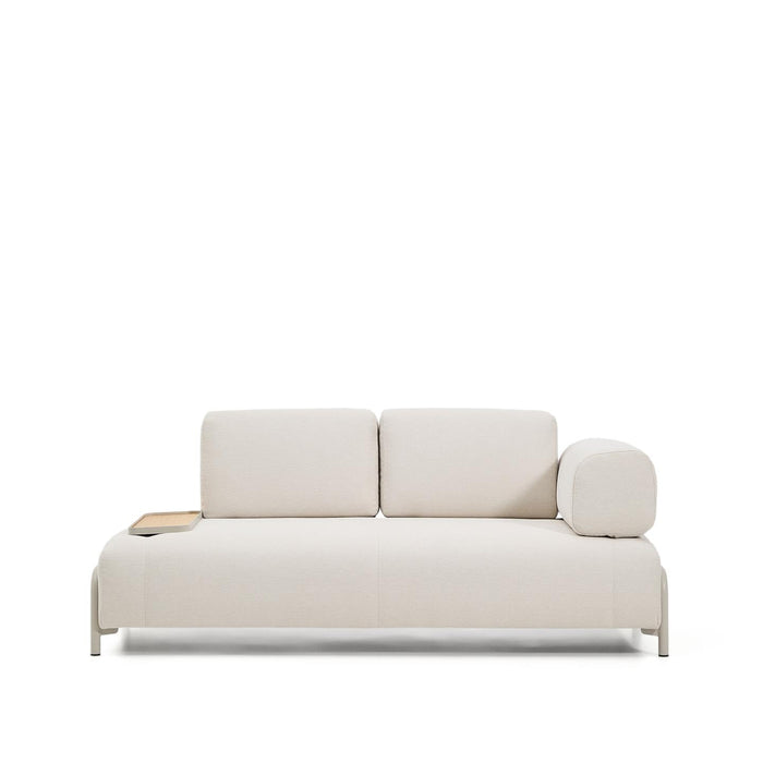 Kave Home 2-zits Bank Compo Met blad - Beige