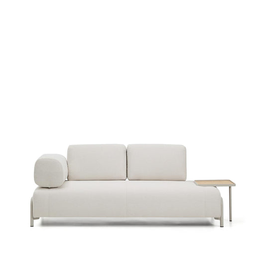 Kave Home 2-zits Bank Compo Met bijzettafel - Beige