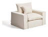 Kave Home Fauteuil Anarela Linnen, 130cm - Beige