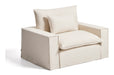Kave Home Fauteuil Anarela Linnen, 150cm - Beige