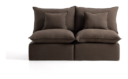 Kave Home 2-zits Bank Anarela Linnen, 180cm - Taupe