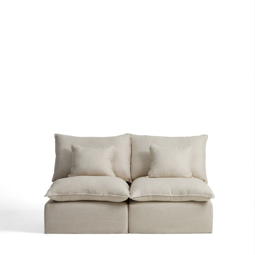 Kave Home Modulaire 2-zits Bank Anarela Linnen, 180cm - Beige