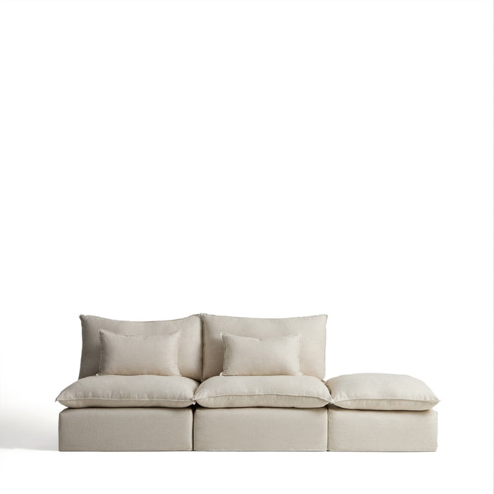 Kave Home Modulaire 3-zits Bank Anarela Met eindstuk, 310cm - Beige