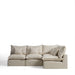 Kave Home 4-zits Hoekbank Anarela Rechts, 287cm - Beige
