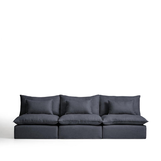Kave Home 5-zits Bank Anarela 330cm - Donkergrijs