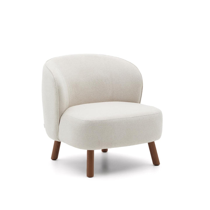 Kave Home Fauteuil Ulit Chenille - Beige/Bruin
