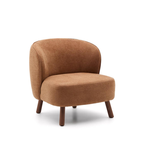Kave Home Fauteuil Ulit Chenille - Terracotta/Bruin