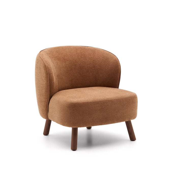 Kave Home Fauteuil Ulit Chenille - Terracotta/Bruin