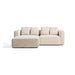 Kave Home Slaapbank Marela Links, Chenille, 236cm - Ecru