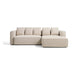 Kave Home Slaapbank Marela Rechts, 276cm, Chenille - Ecru