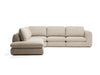 Kave Hom 5-zits Hoekbank Vera Links, 330cm, Structuurstof - Beige