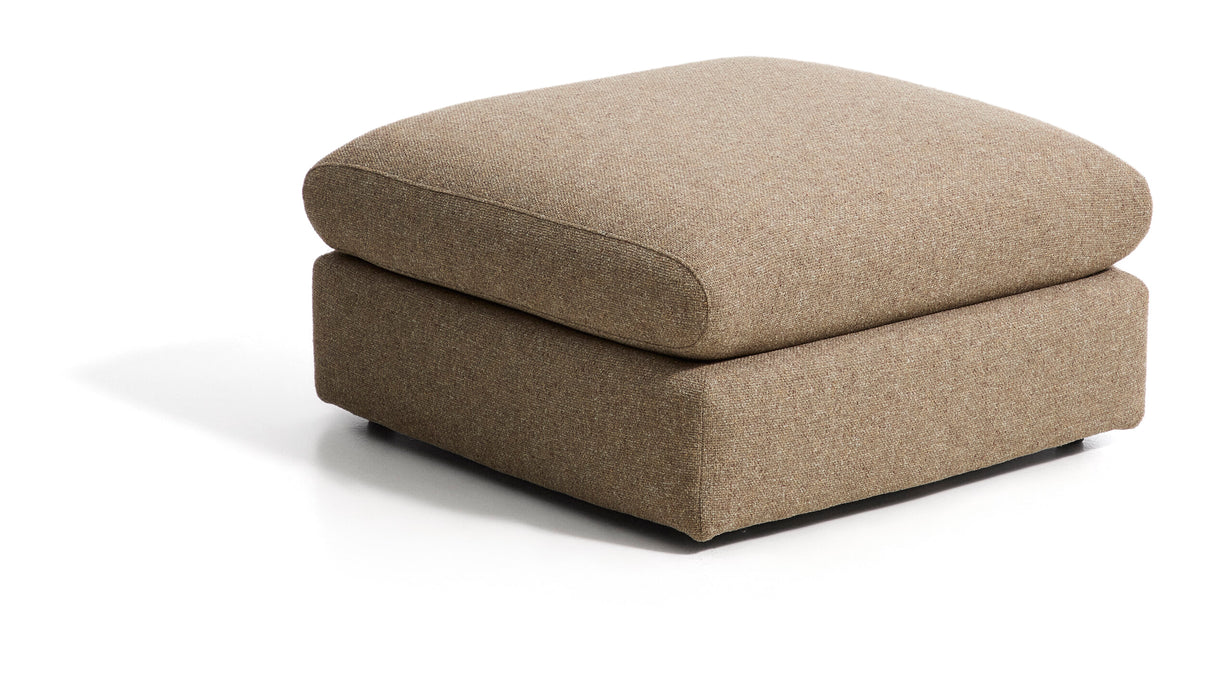 Kave Home Poef Vera 80 x 80cm - Lichtbruin