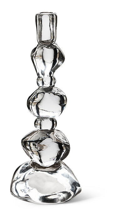 HKliving Kaarshouder Nienke Glas, 33cm - Crystal