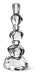 HKliving Kaarshouder Nienke Glas, 33cm - Crystal