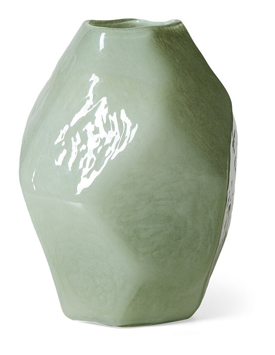 HKliving Vaas Nienke Glas, 34cm - Jade