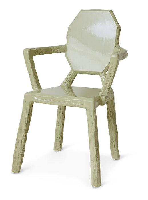 HKliving Eetkamerstoel Medallion Sungkaihout - Seafoam