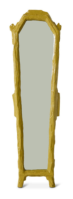 HKliving Staande Spiegel Trinket Sungkaihout, 193 x 56cm - Khaki - Passpiegel