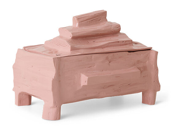 HKliving Opbergdoosje Trinket Sungkaihout - Roze