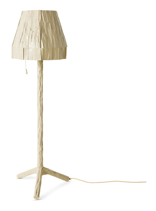 HKliving Vloerlamp Trinket Sungkaihout - Crème