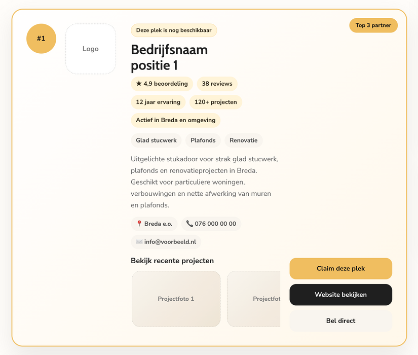 Combipakket Lokale bedrijfsvermelding meerdere diensten en/of steden - ThatLyfeStyle
