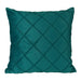 QUVIO Sierkussen fluweel – Gevuld – Ruit patroon – 45 x 45 cm – Donkergroen - ThatLyfeStyle