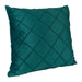QUVIO Sierkussen fluweel – Gevuld – Ruit patroon – 45 x 45 cm – Donkergroen - ThatLyfeStyle